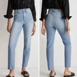 NEW Madewell The Perfect Vintage Straight Jean in Ferman Wash, Size 28